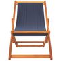 Voir la diapositive 4 : VIDAXL Chaises de plage pliables lot de 2 bleu tissu