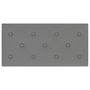 Voir la diapositive 5 : VIDAXL Panneaux muraux 12 pcs Gris 60x30 cm Similicuir 2,16 m^2