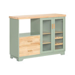 SOBUY SoBuy - Buffet Bas à deux tiroirs - Nordique - FSB81. Coloris disponibles : Vert, Beige
