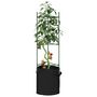 Voir la diapositive 1 : VIDAXL Cages a tomates avec sacs a plantes 8 pcs 116 cm acier et PP