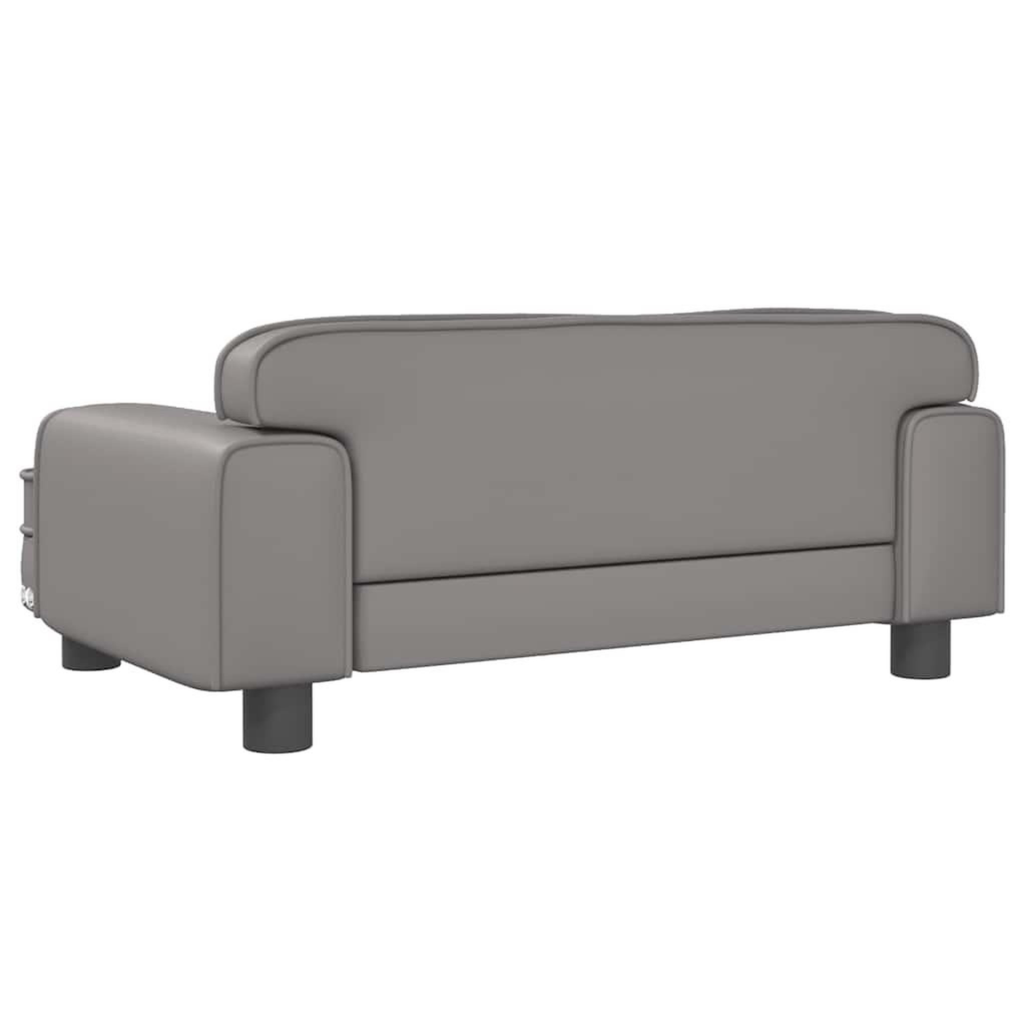 Voir la diapositive 5 : VIDAXL Lit pour chien gris 70x45x30 cm similicuir