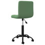 Voir la diapositive 5 : VIDAXL Chaise pivotante de bureau Vert fonce Velours