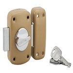 THIRARD Verrou corvette bouton/cylindre, 40 mm, bronze