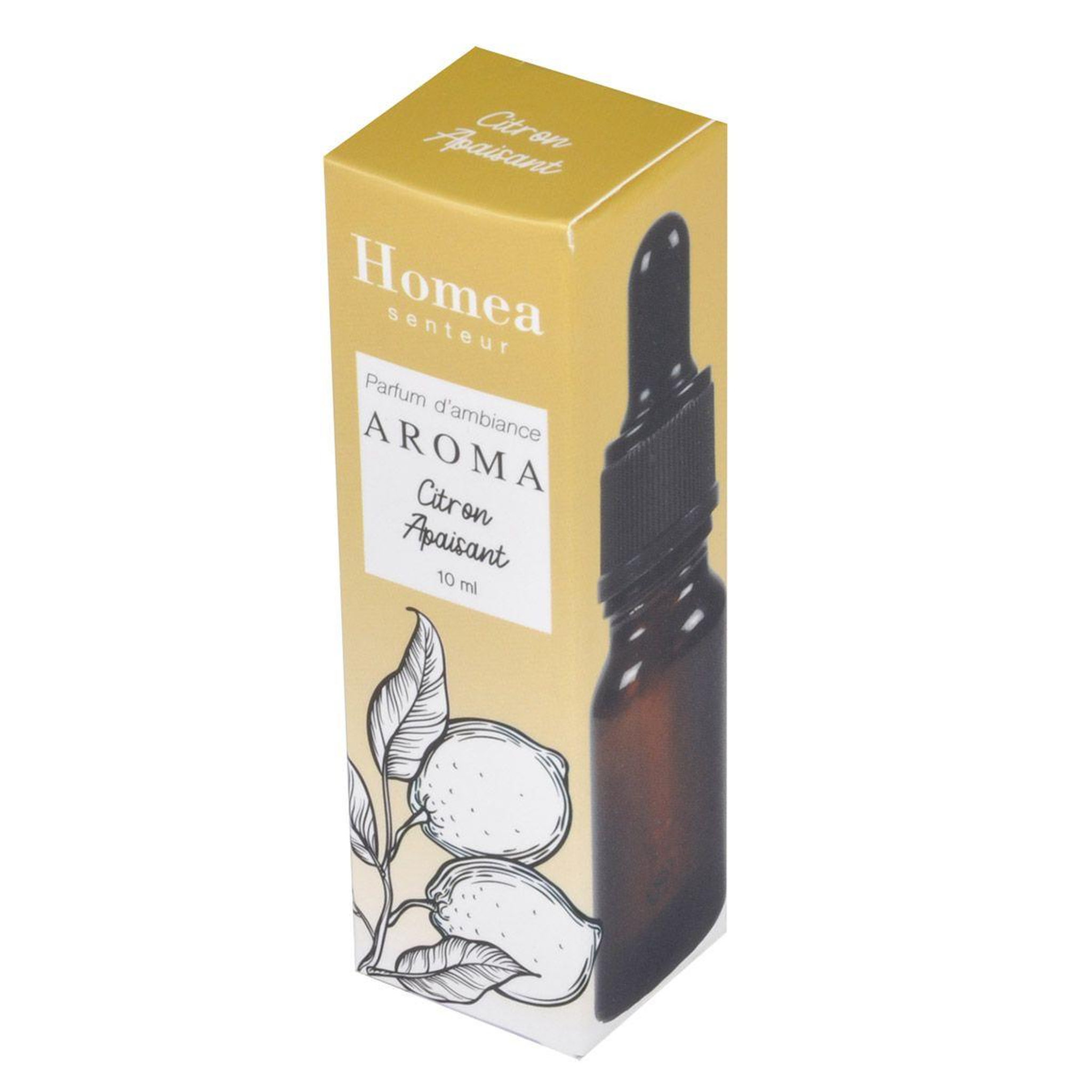Voir la diapositive 2 : HOMEA Parfum d'ambiance  aroma  10ml citron apaisant