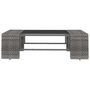 Voir la diapositive 4 : VIDAXL Salon de jardin 2 pcs Resine tressee Gris