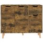 Voir la diapositive 3 : VIDAXL Buffet chene fume 90x30x72 cm bois d'ingenierie