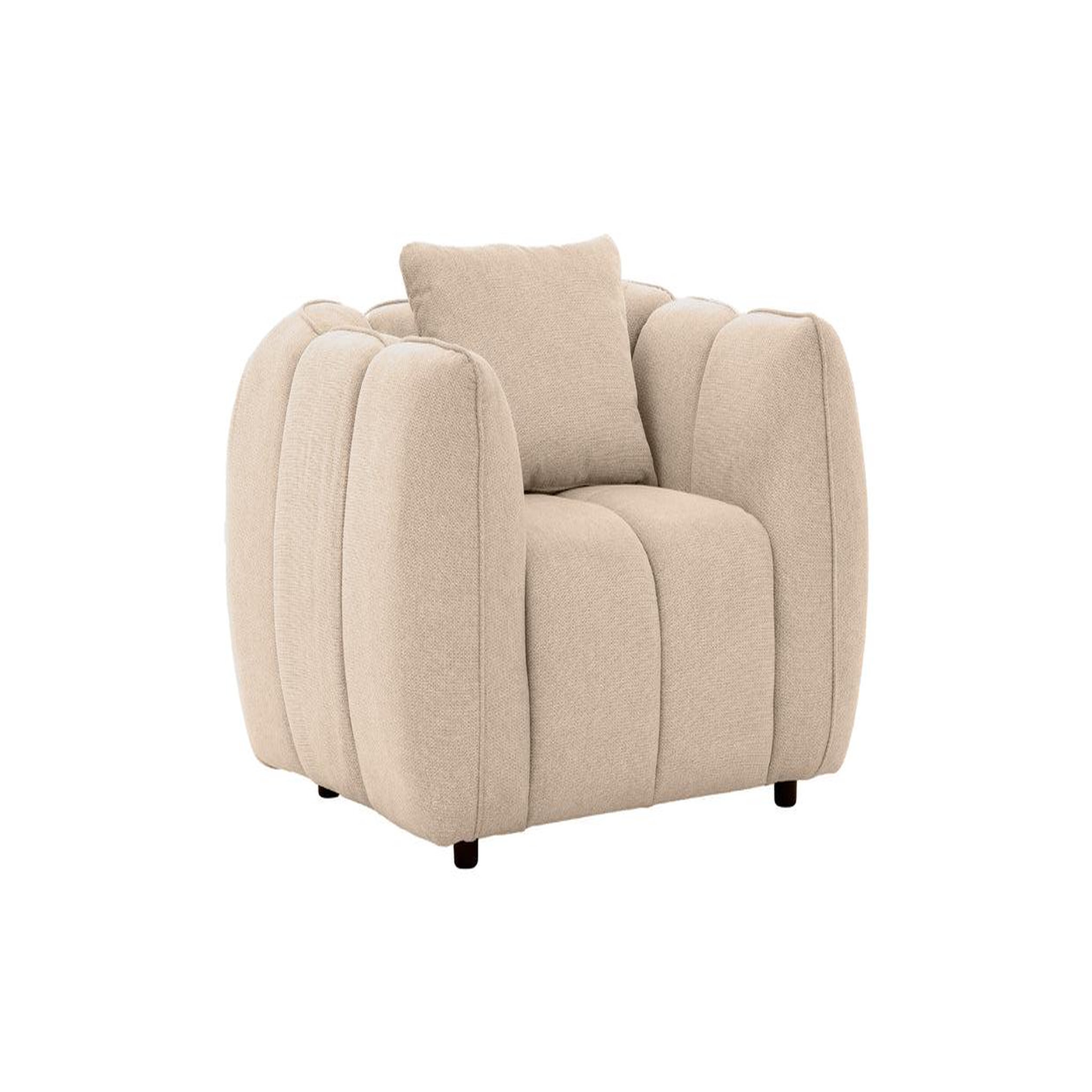 Voir la diapositive 6 : CASANOVA PARIS HAVANA - Fauteuil tissu lisse