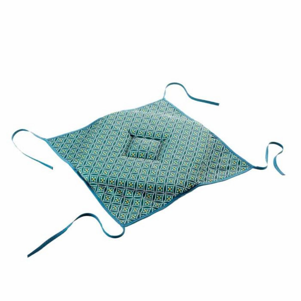 Paris Prix Galette de Chaise Imprimée  Havana  36x36cm Kaki