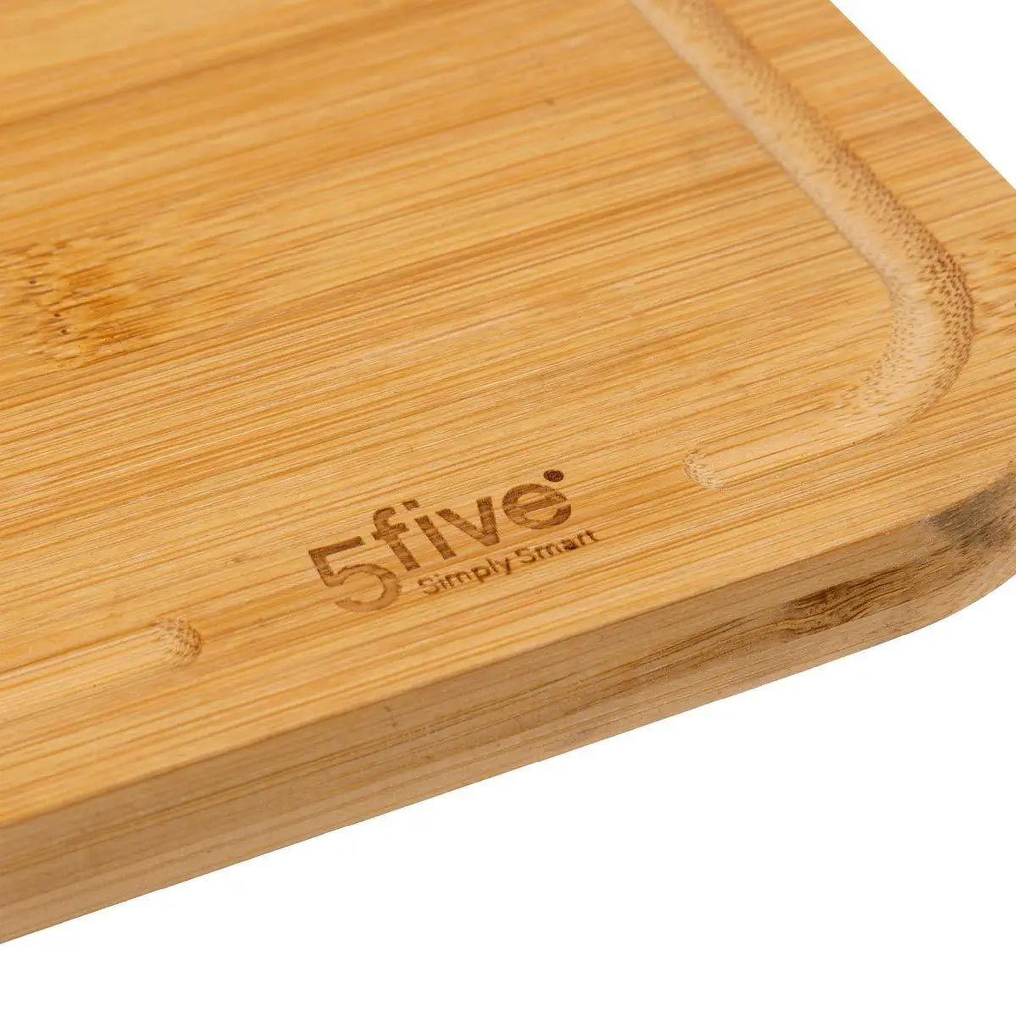 Voir la diapositive 4 : FIVE Lot de 2 planches à découper  bambou  35cm beige