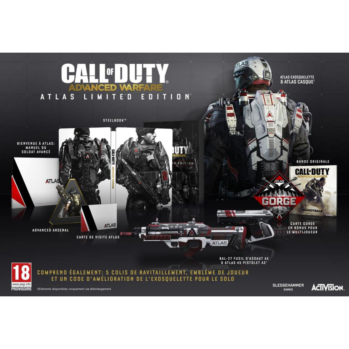 Call of Duty : Advanced Warfare PS4 Atlas Limited
