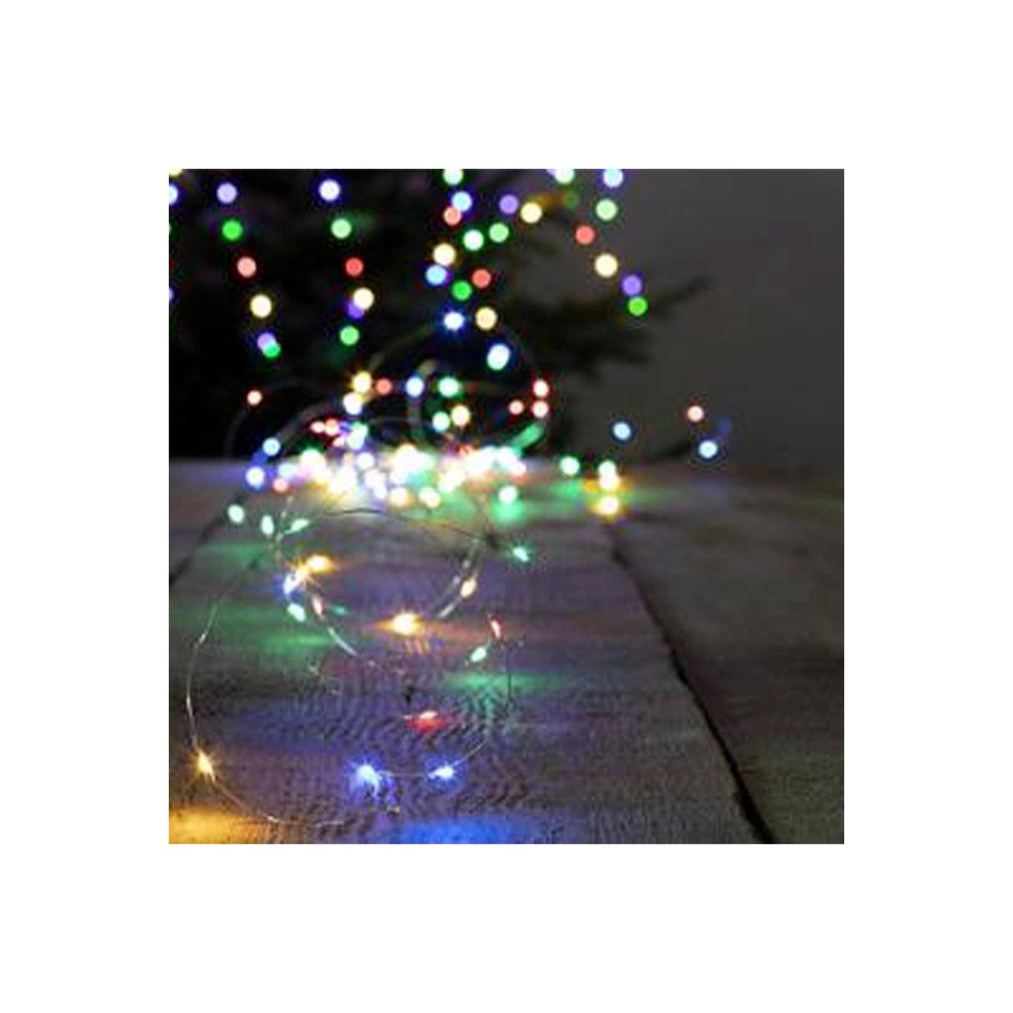 FEERIC LIGHT & CHRISTMAS Guirlande lumineuse extérieur  coper  20m multicolore