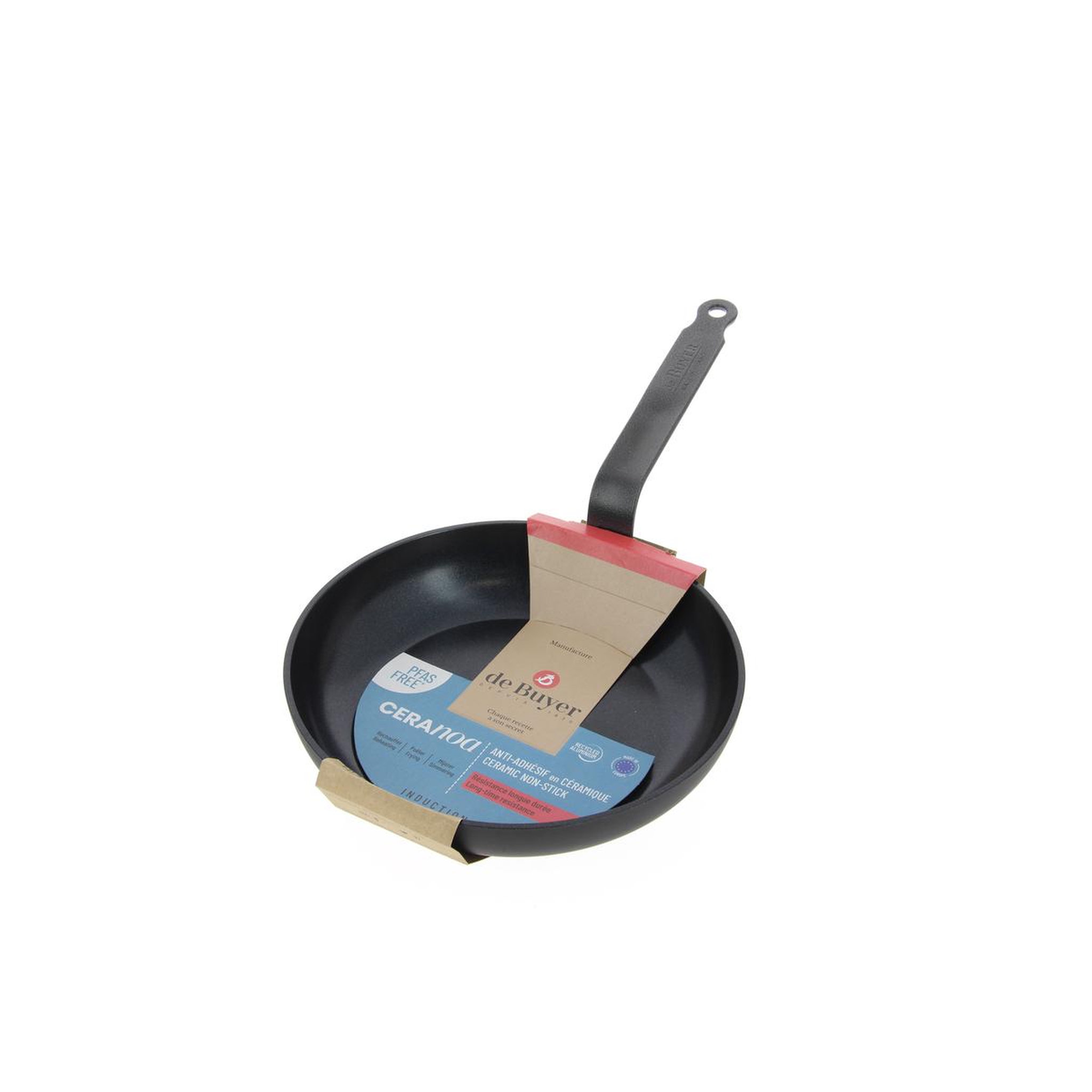 Voir la diapositive 6 : De buyer Poêle antiadhésive céramique 28cm - 8220.28