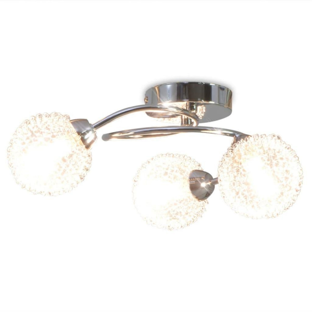 VIDAXL Plafonnier pour 3 ampoules G9 120 W