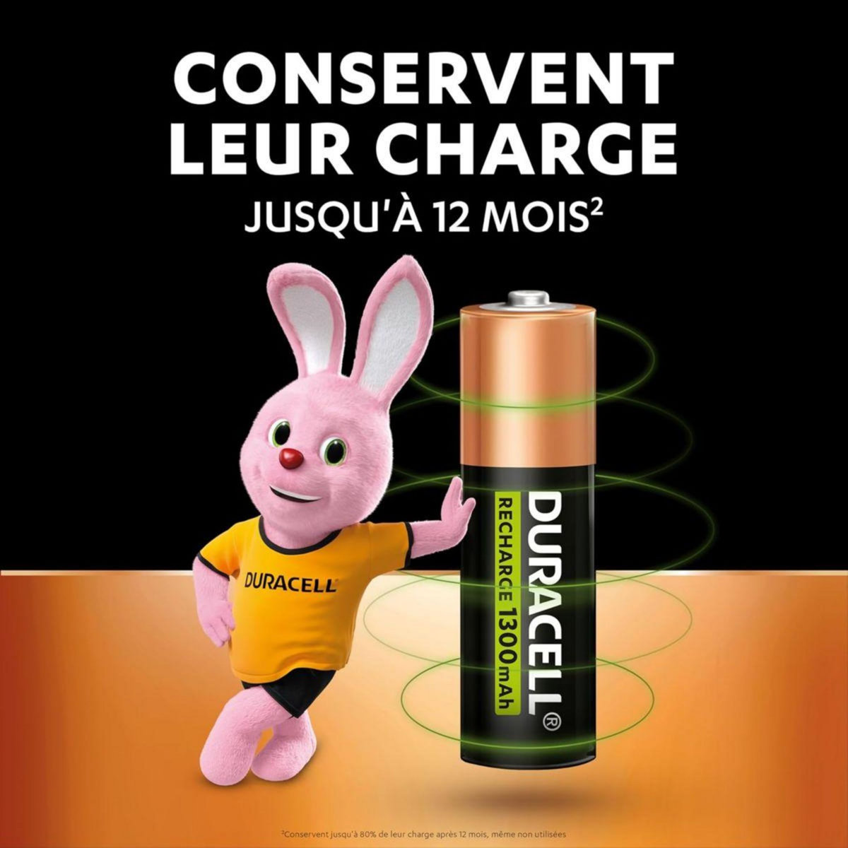 Duracell Pile rechargeable AA/LR06 PLUS POWER 1300 mAh, x4