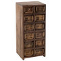Voir la diapositive 1 : Paris Prix Commode 12 Tiroirs en Bois  Medio  82cm Naturel