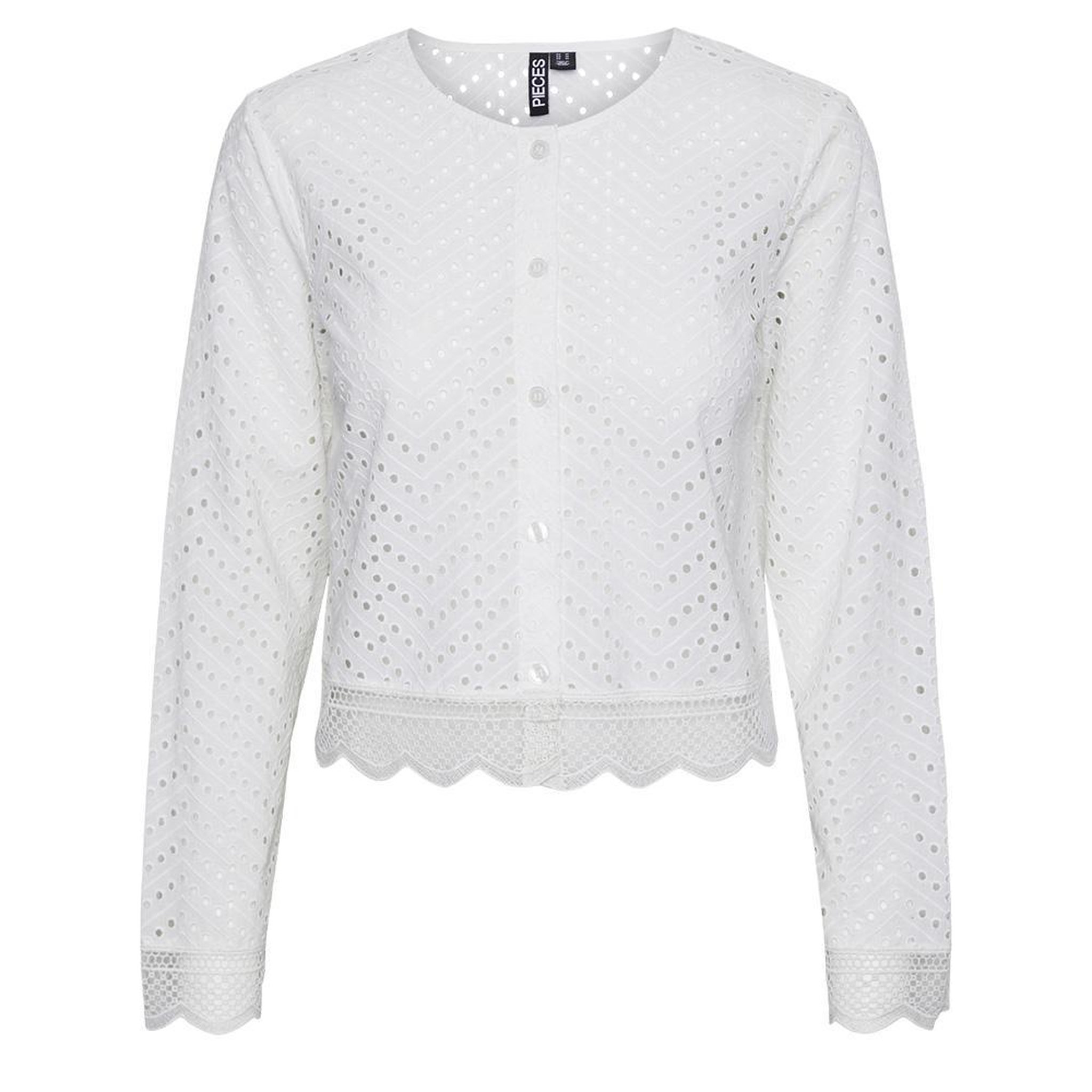 Pieces Blouse Blanche Femme Pieces Narisma. Coloris disponibles : Blanc