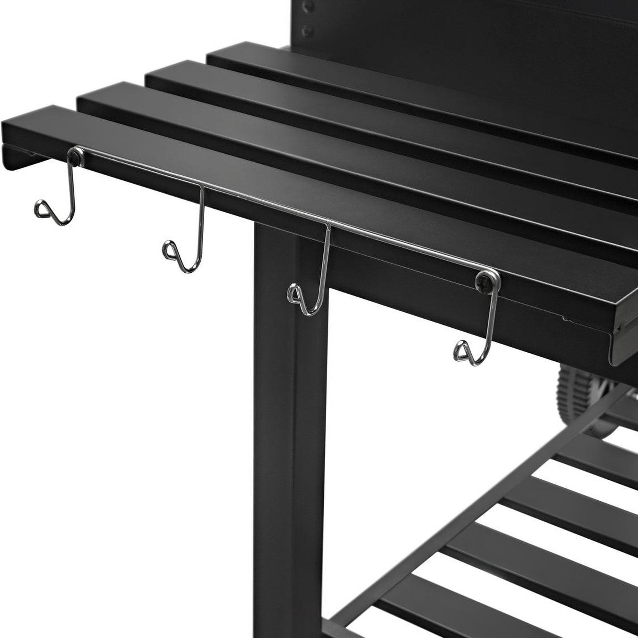 Voir la diapositive 5 : MONSTERSHOP Barbecue au charbon fumoir xl avec bois de fumage