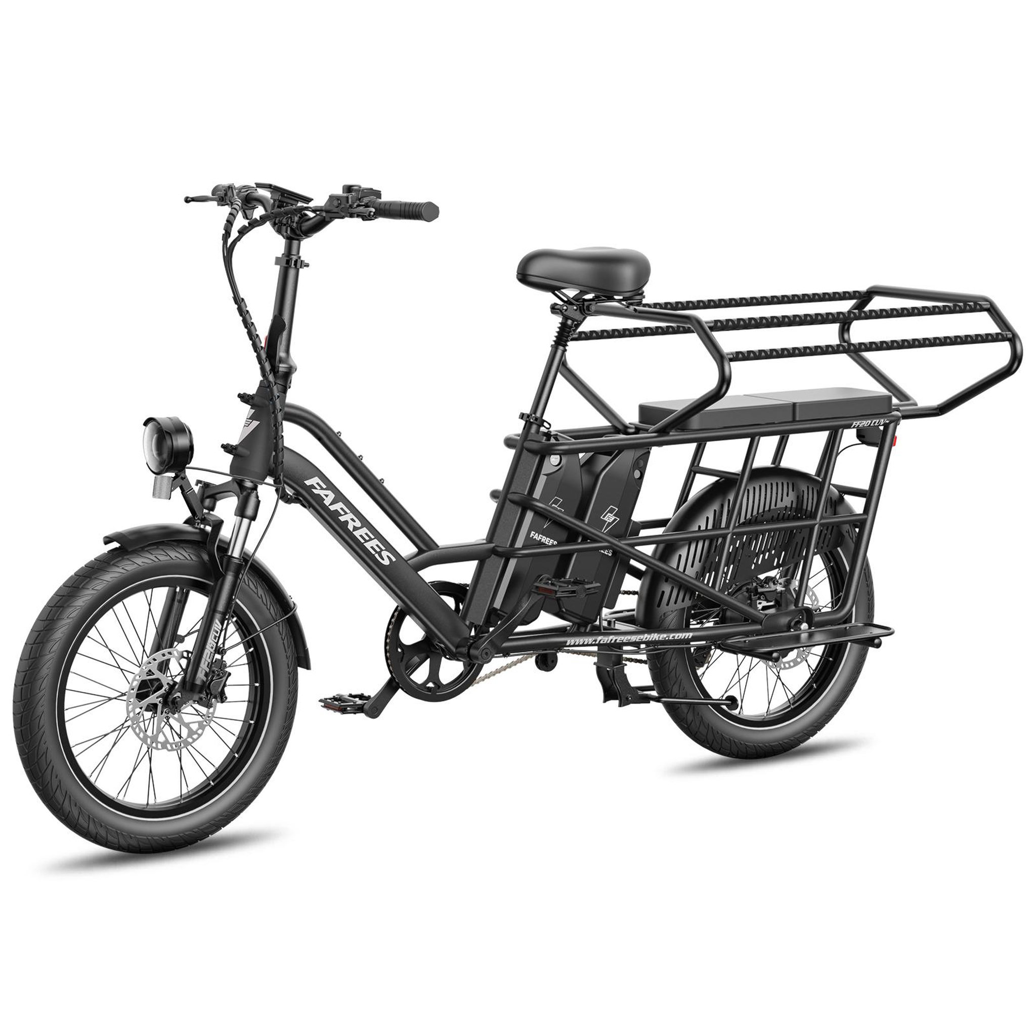 Voir la diapositive 3 : FAFREES Vélo utilitaire électrique fafrees ff20 cuv