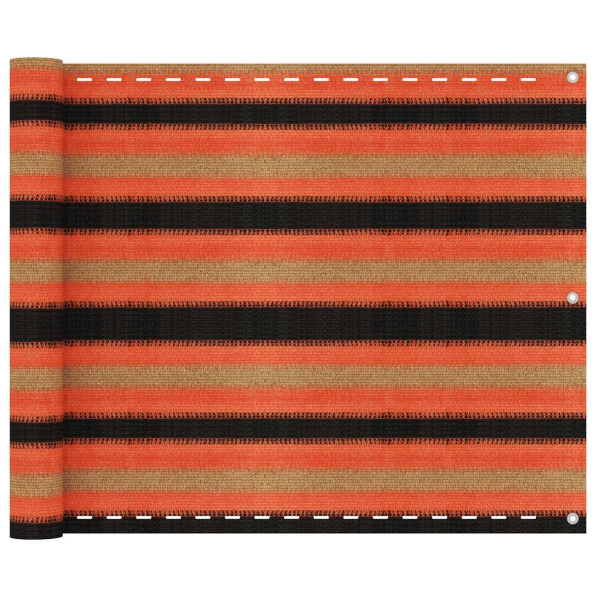 VIDAXL Ecran de balcon Multicolore 75x500 cm PEHD