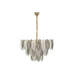 Paris Prix Lustre en Verre  Leafy  60cm Multicolore