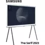 Samsung TV QLED The Serif TQ55LS01B Blanc