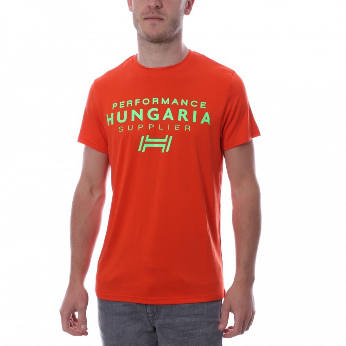 HUNGARIA T-shirt orange homme Hungaria Basic Corporate