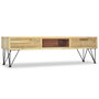 Voir la diapositive 4 : VIDAXL Meuble TV 120x35x35 cm Teck massif