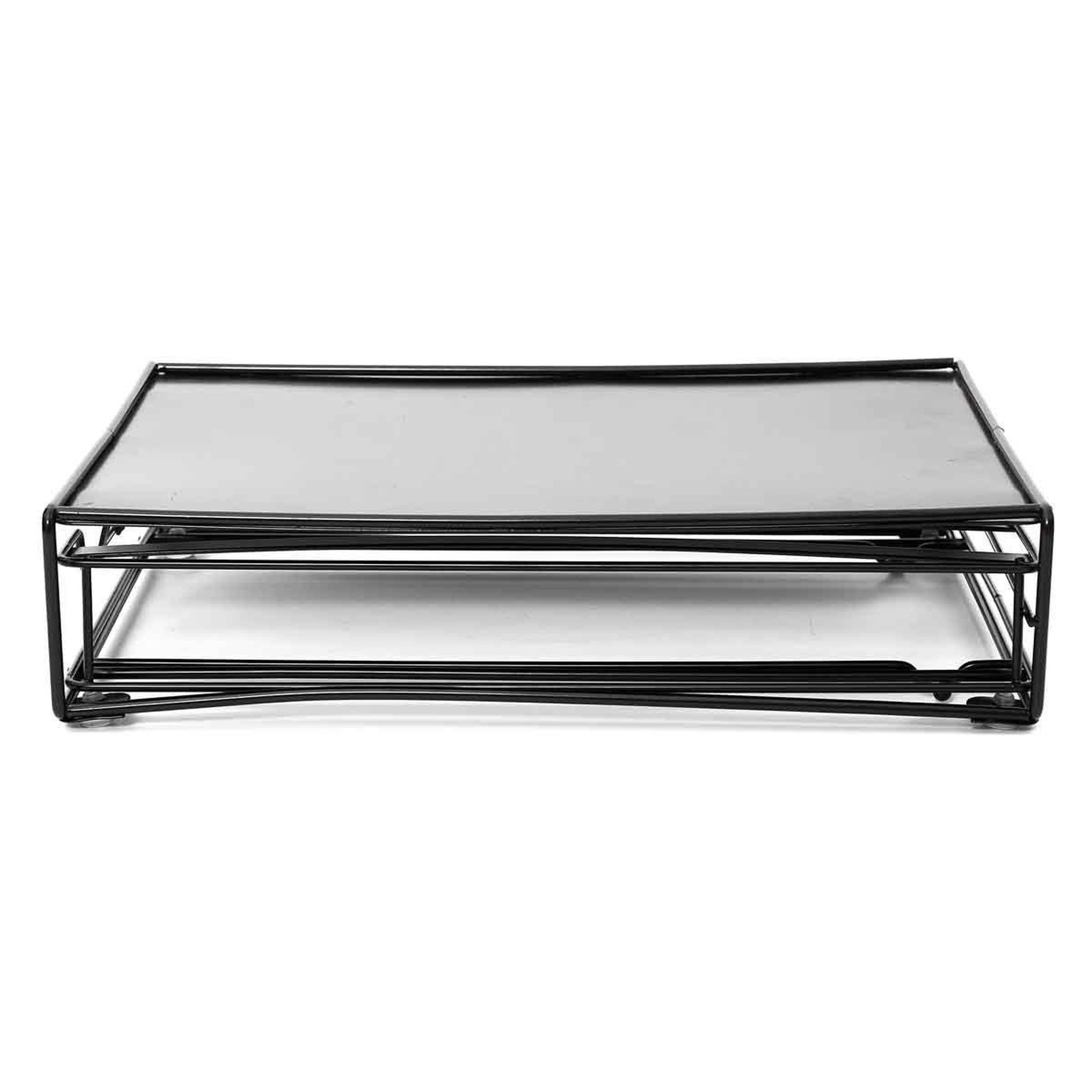Voir la diapositive 2 : COOK CONCEPT Tiroir porte-capsules métal  coffee  31cm noir