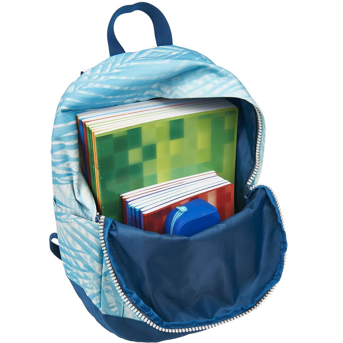 YOUNG'S ATTITUDE Sac à dos avec compartiment pour ordinateur bleu et blanc Tropical 