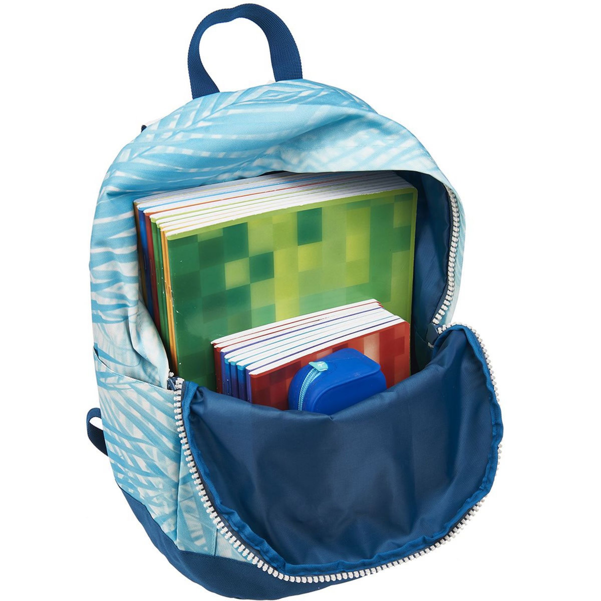 YOUNG'S ATTITUDE Sac à dos avec compartiment pour ordinateur bleu et blanc Tropical 