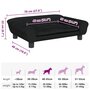 Voir la diapositive 6 : VIDAXL Lit pour chien noir 70x48x22 cm velours