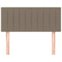 Voir la diapositive 3 : VIDAXL Tete de lit Taupe 100x5x78/88 cm Tissu