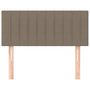 Voir la diapositive 3 : VIDAXL Tete de lit Taupe 100x5x78/88 cm Tissu