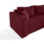 Voir la diapositive 6 : BEST MOBILIER Topaze - canapé d'angle déhoussable réversible 4 places en tissu