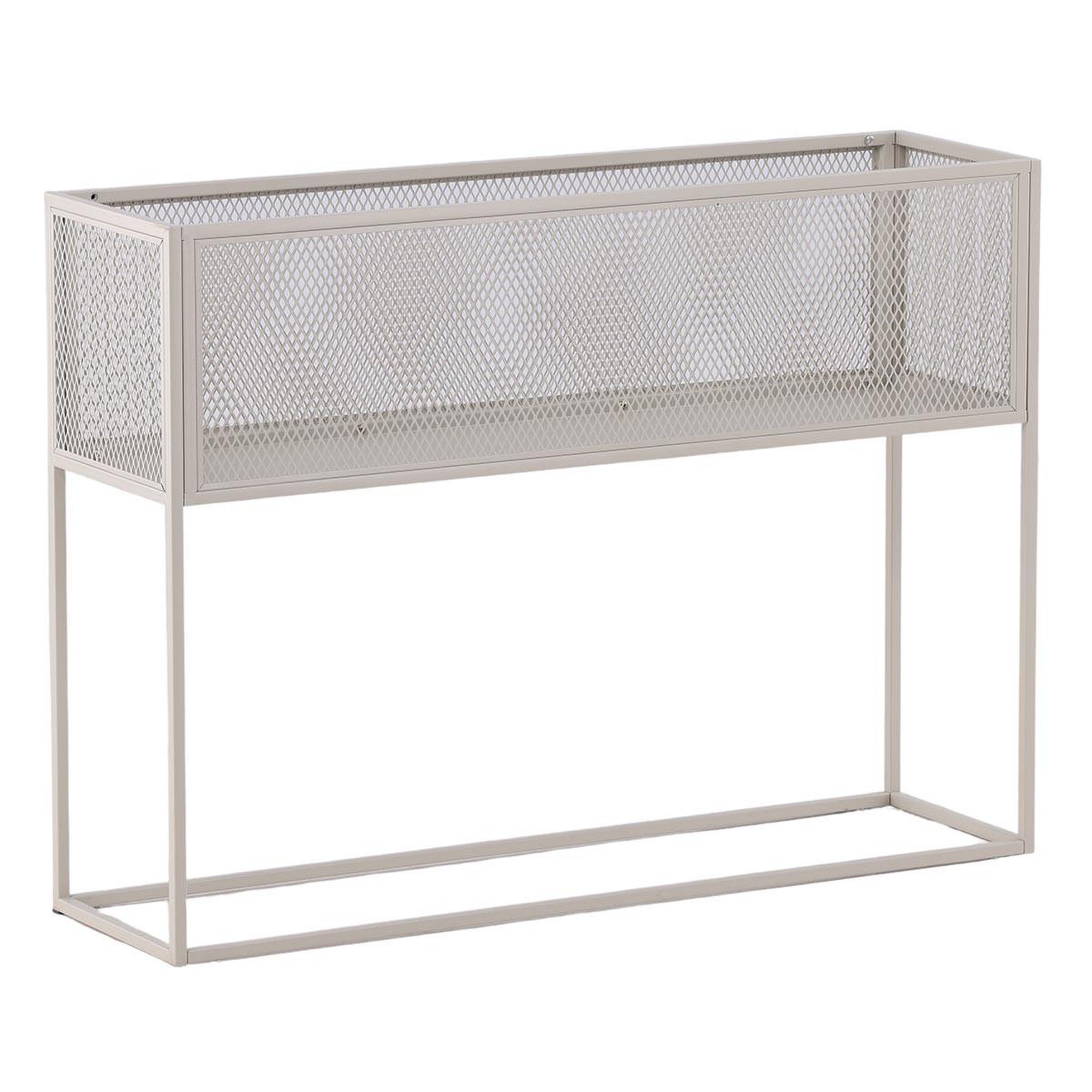 Paris Prix Console design en métal  netz  110cm beige