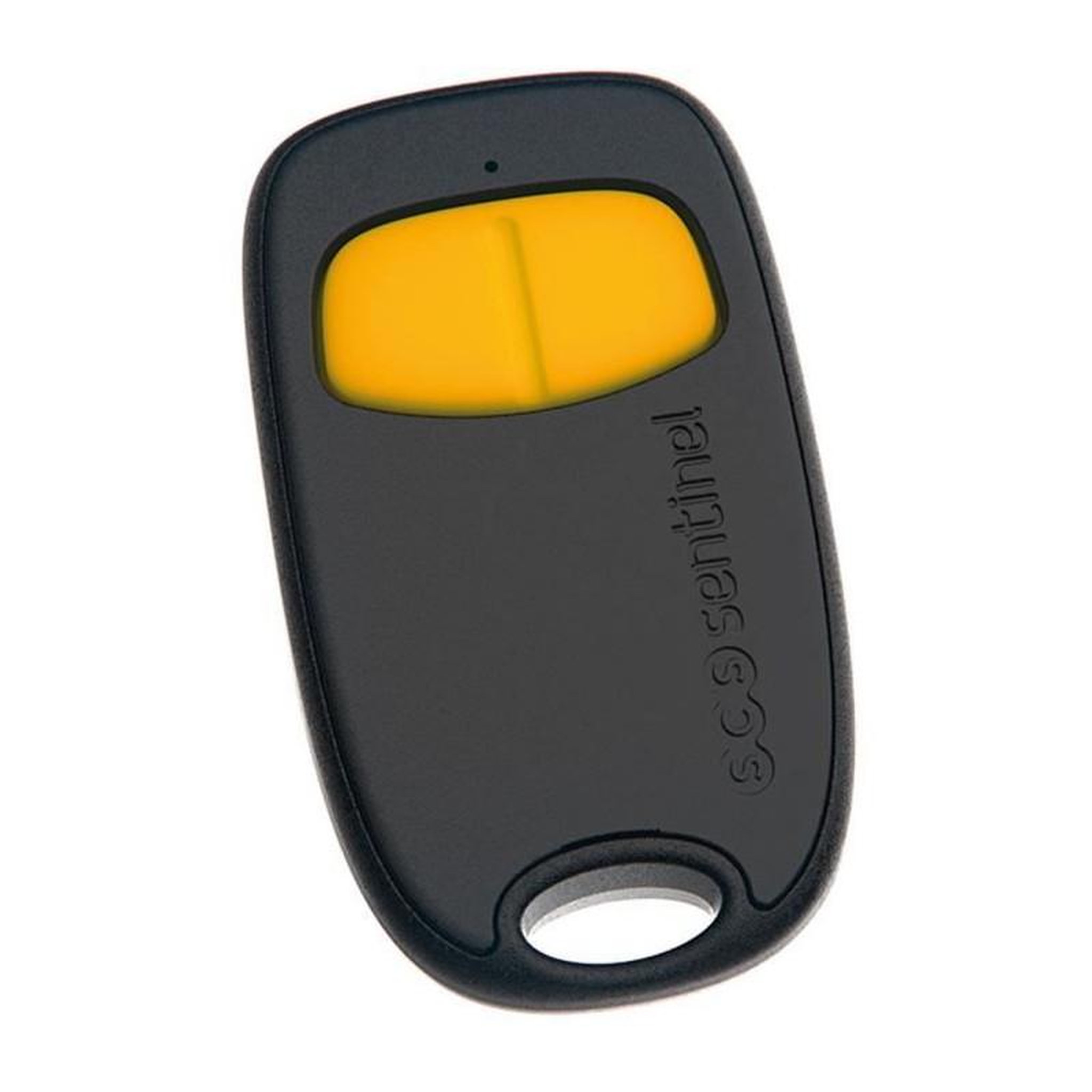 Voir la diapositive 2 : SCS SENTINEL Télécommande 2 canaux - SCS SENTINEL - SimplyControl - Jaune, portée 40m, fréquence 433.92 MHz, pile lithium CR2032 incluse