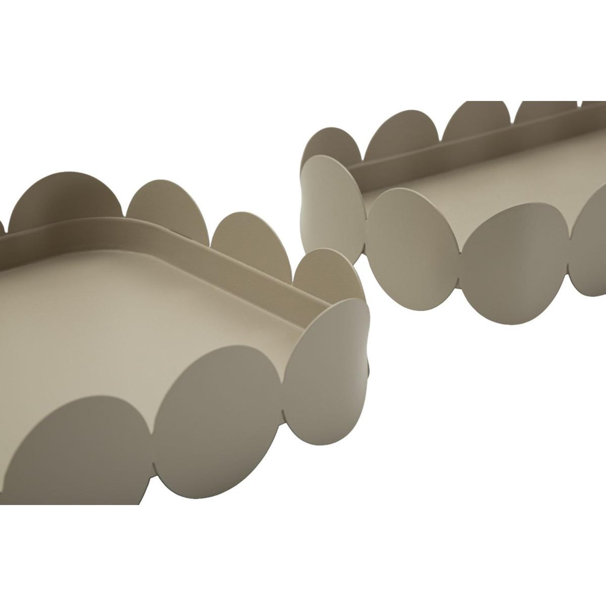 Voir la diapositive 4 : Paris Prix Lot de 2 vide-poches en métal  saturn  40cm taupe