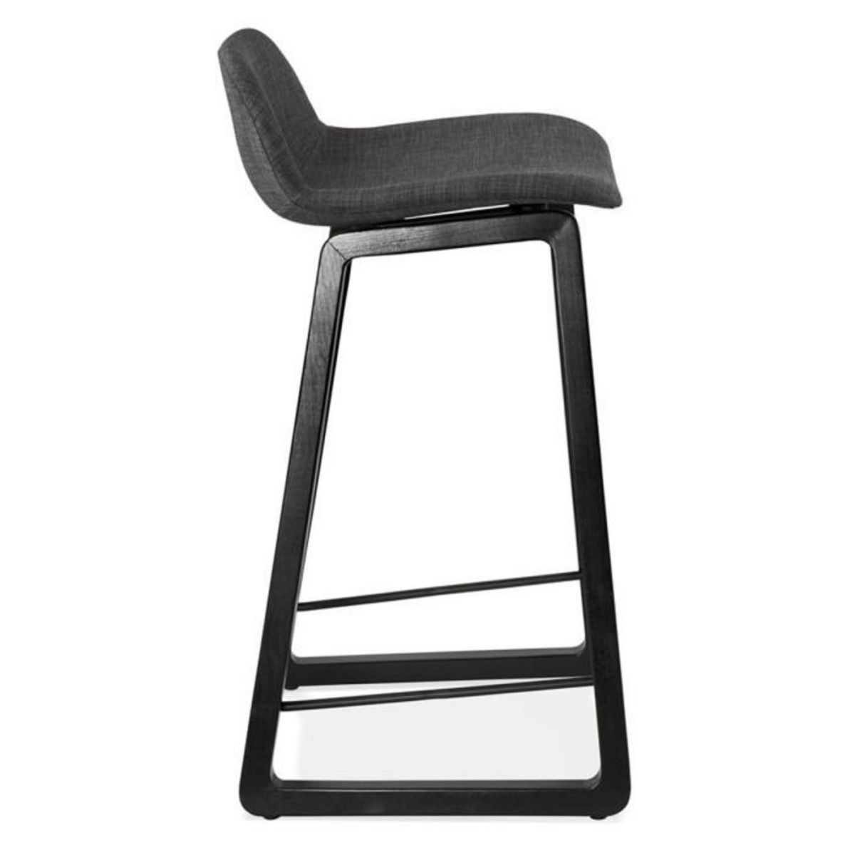 Paris Prix Tabouret de Bar  Talik  86cm Gris Foncé & Noir