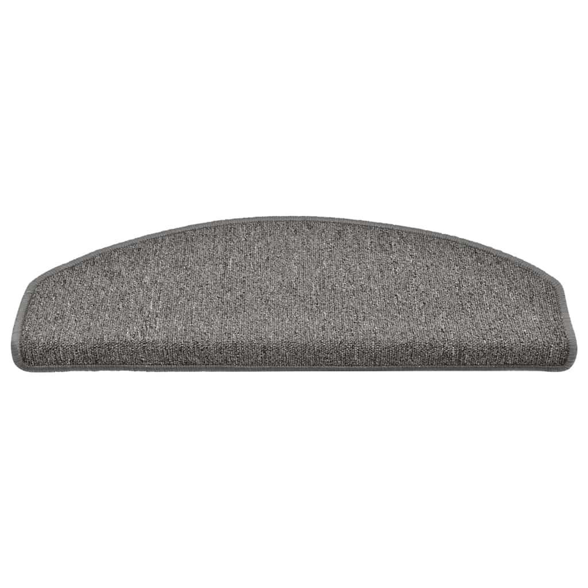 Voir la diapositive 3 : VIDAXL Tapis d'escalier 30 pcs gris fonce 65x24x4 cm