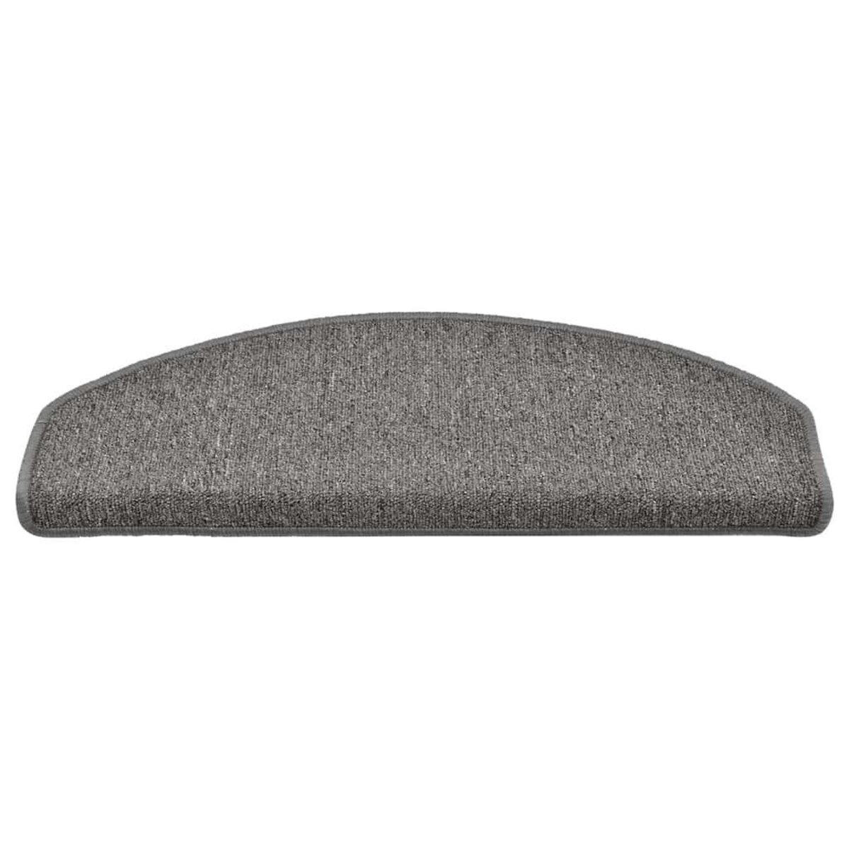 VIDAXL Tapis d'escalier 30 pcs gris fonce 65x24x4 cm