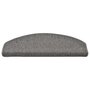 Voir la diapositive 3 : VIDAXL Tapis d'escalier 30 pcs gris fonce 65x24x4 cm