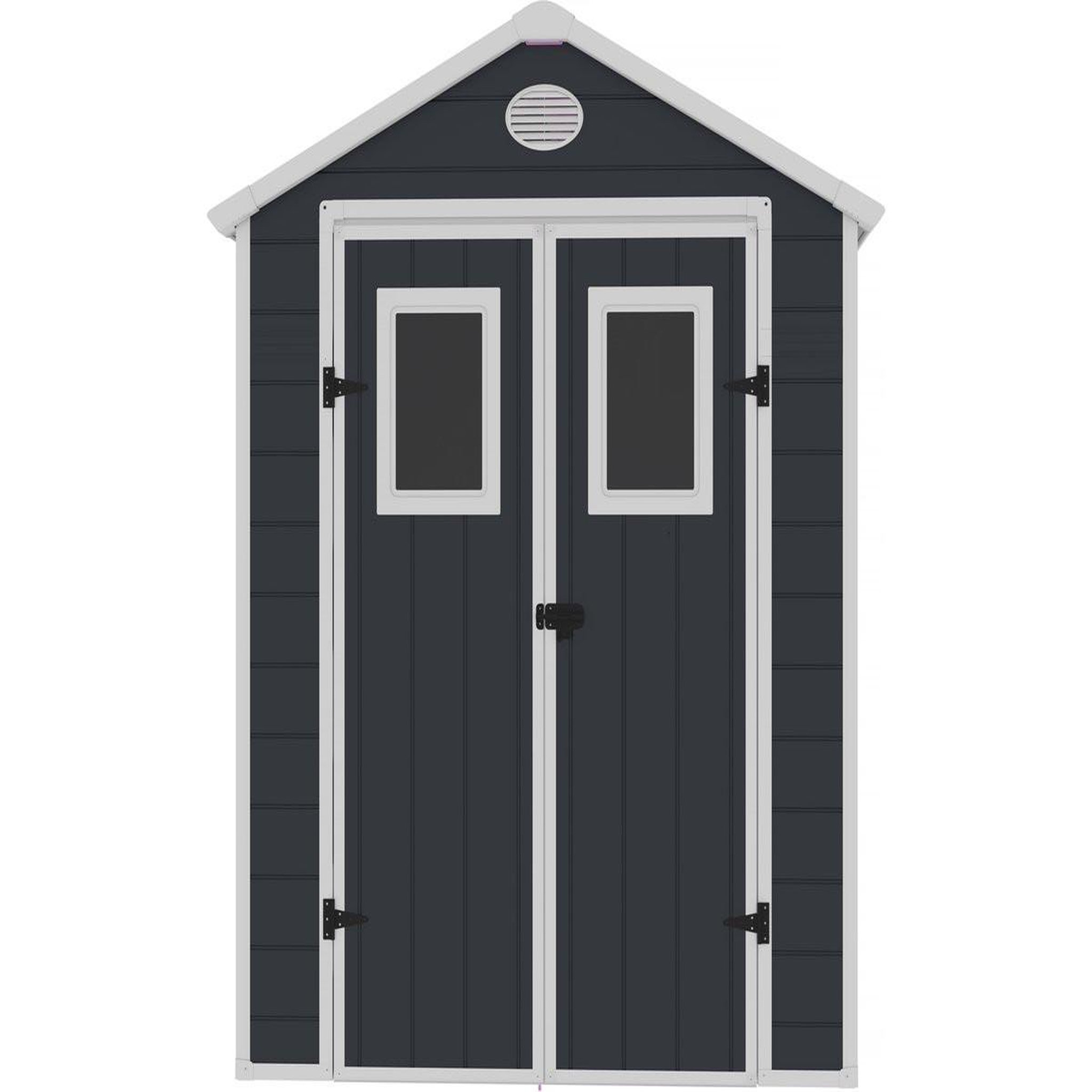 Voir la diapositive 3 : Habitat et Jardin Abri de jardin résine  texas  - 5.23 m² - kit d'ancrage inclus  - anthracite