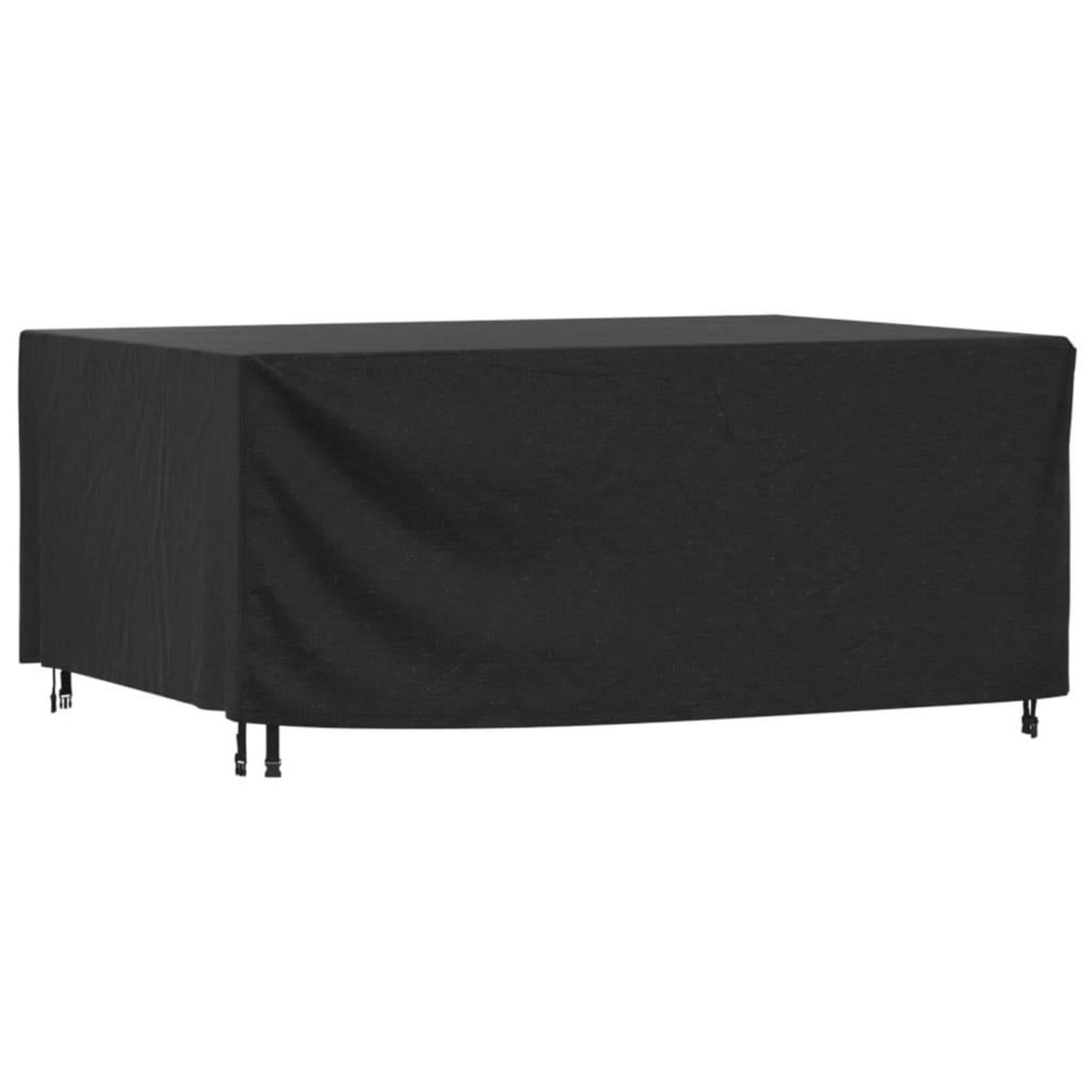 VIDAXL Housse de salon de jardin noir 225x143x90 cm impermeable 420D