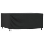 VIDAXL Housse de salon de jardin noir 225x143x90 cm impermeable 420D