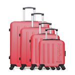 AMERICAN TRAVEL AMERICAN TRAVEL - Set de 4 Valises BRONX-M 75 cm 4 Roues. Coloris disponibles : Noir, Bleu, Gris, Rouge