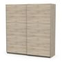 Voir la diapositive 3 : Armoire 2 portes coulissantes L200 cm THIBAULT