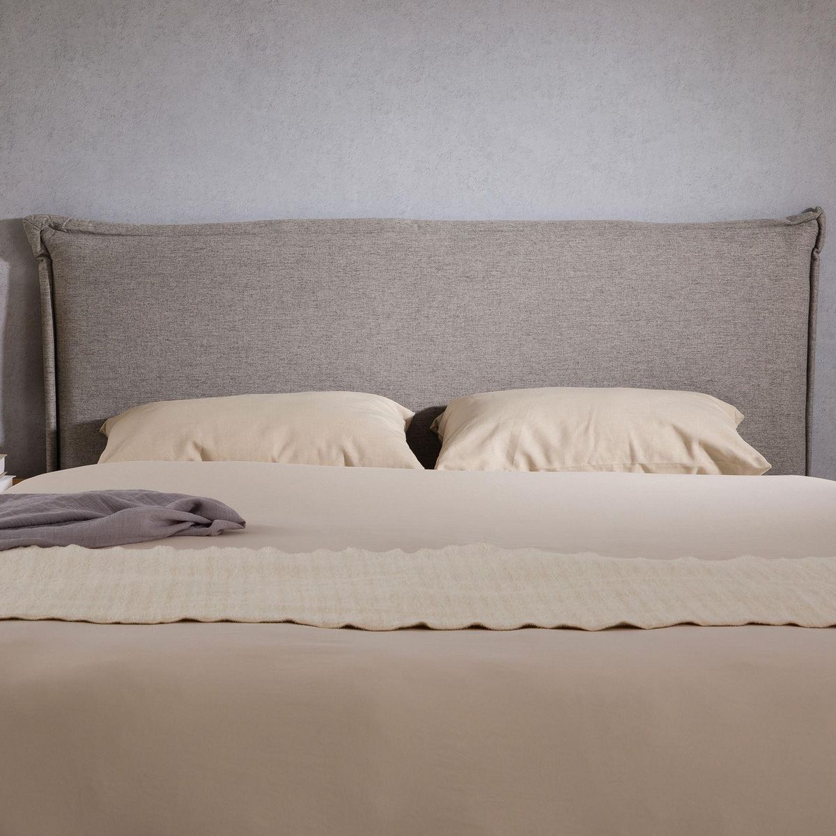 IDIMEX Tête de lit BASOL 120 sur pieds, en tissu