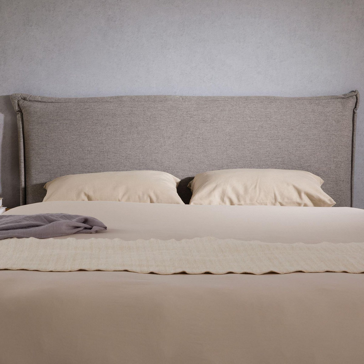 IDIMEX Tête de lit BASOL 120 sur pieds, en tissu