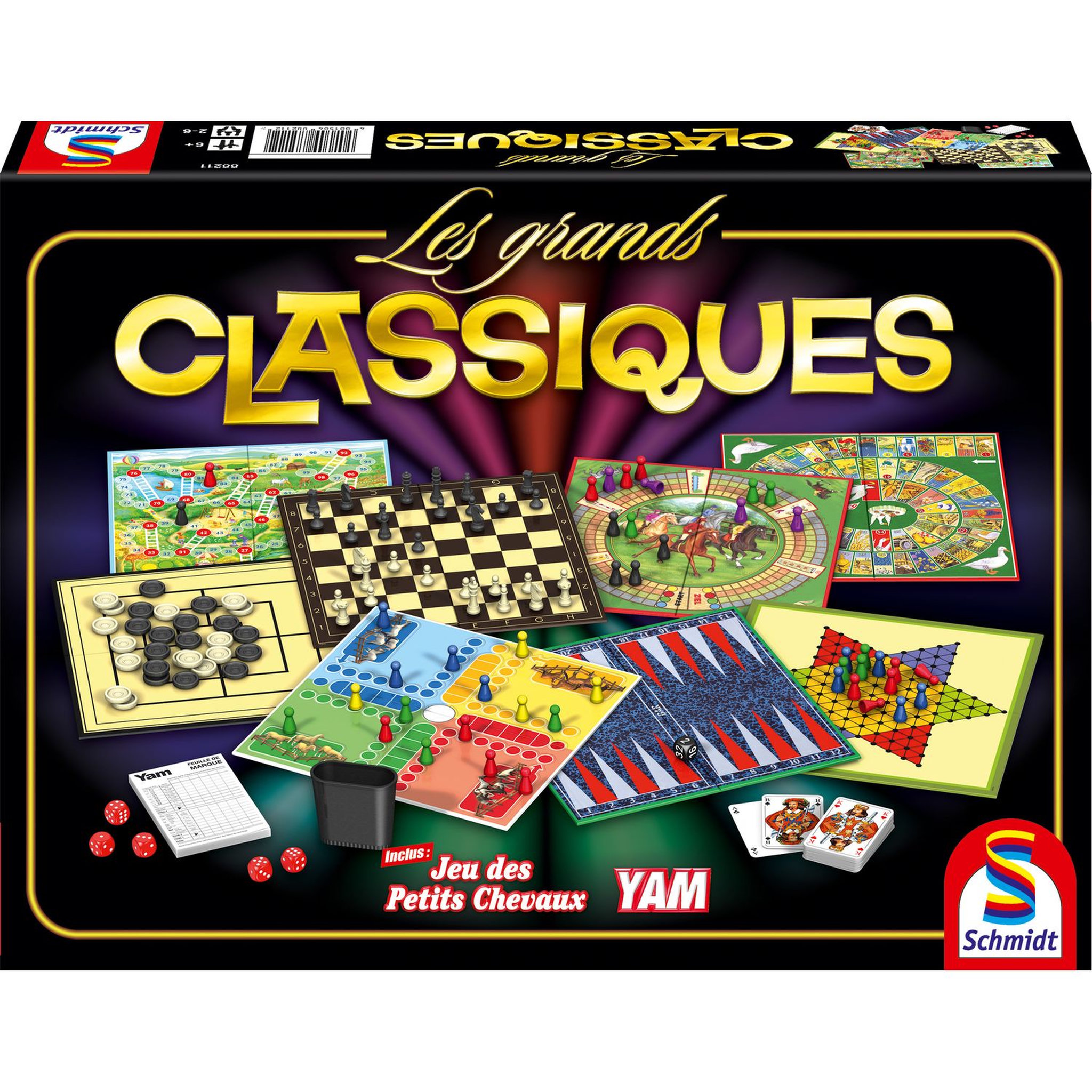 Voir la diapositive 1 : Schmidt Jeu de société - Les grands classiques - nouvelle version
