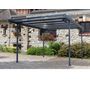 Voir la diapositive 1 : trigano Carport métal MISTRAL 1 voiture 15m2, alu, acier, polycarbonate